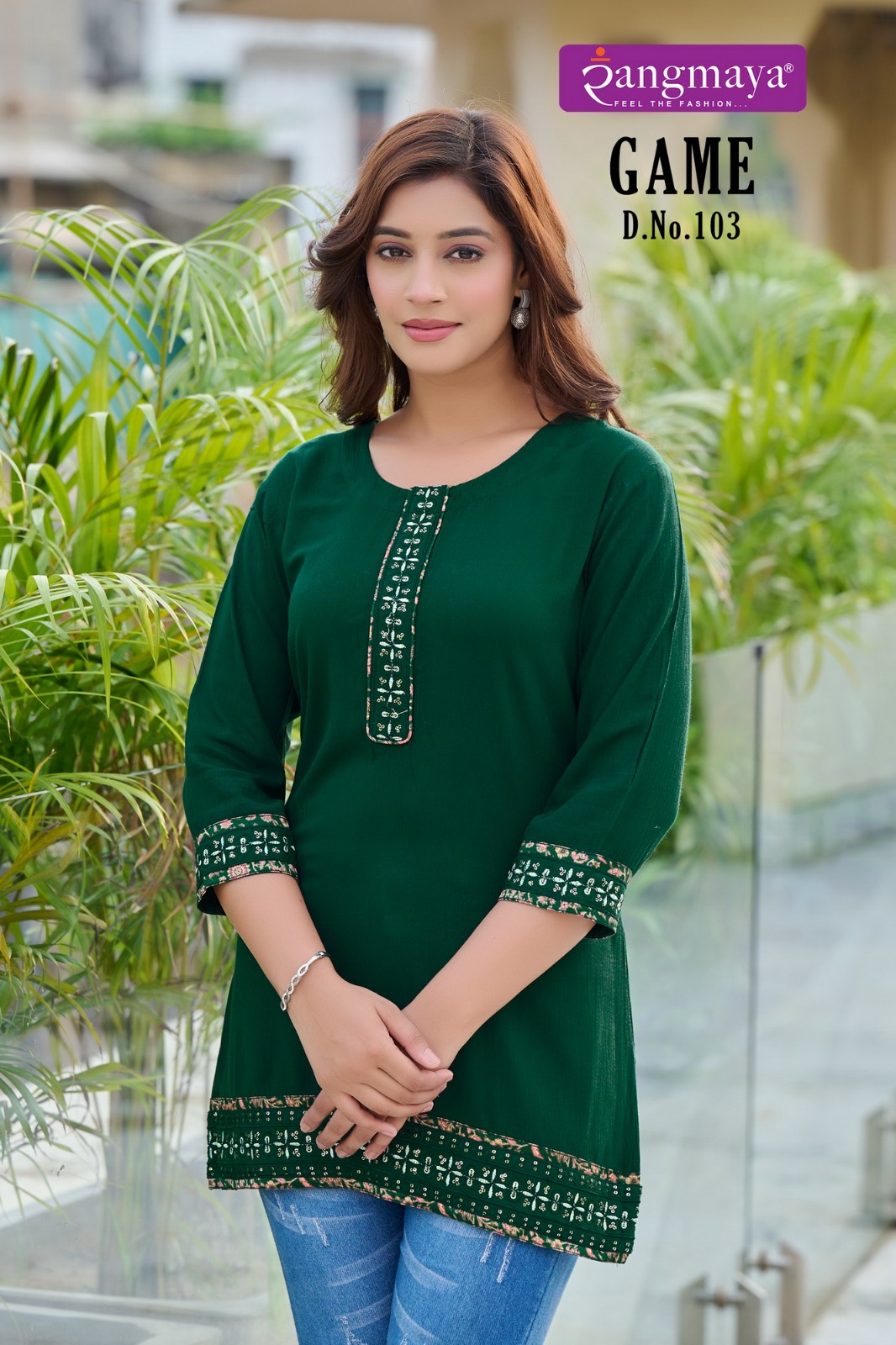 Rangmaya Game Western Short Tops Wholesale Catalog