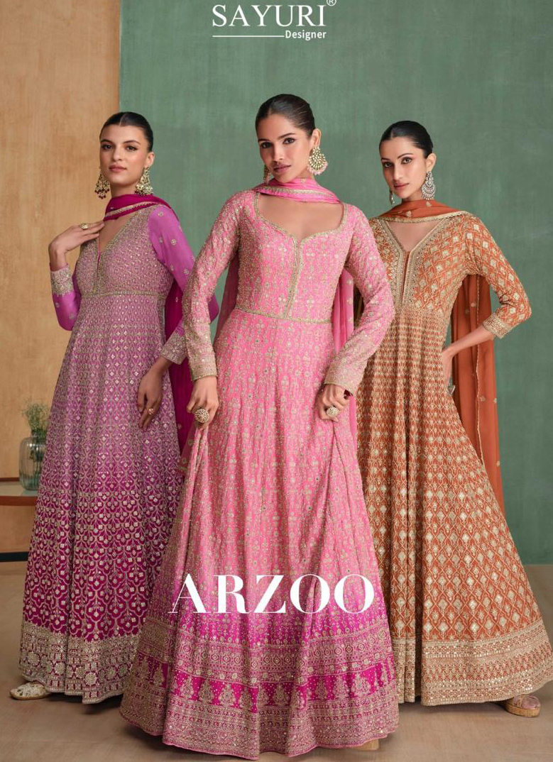 Sayuri Designer ARZOO Wholesale Designer Anarkali Catalog