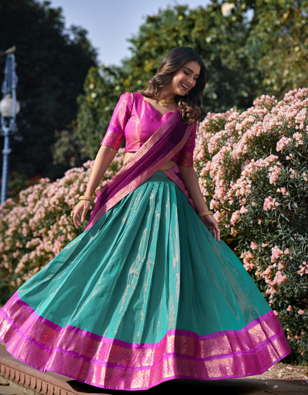 South Style Silk Lehenga (9)