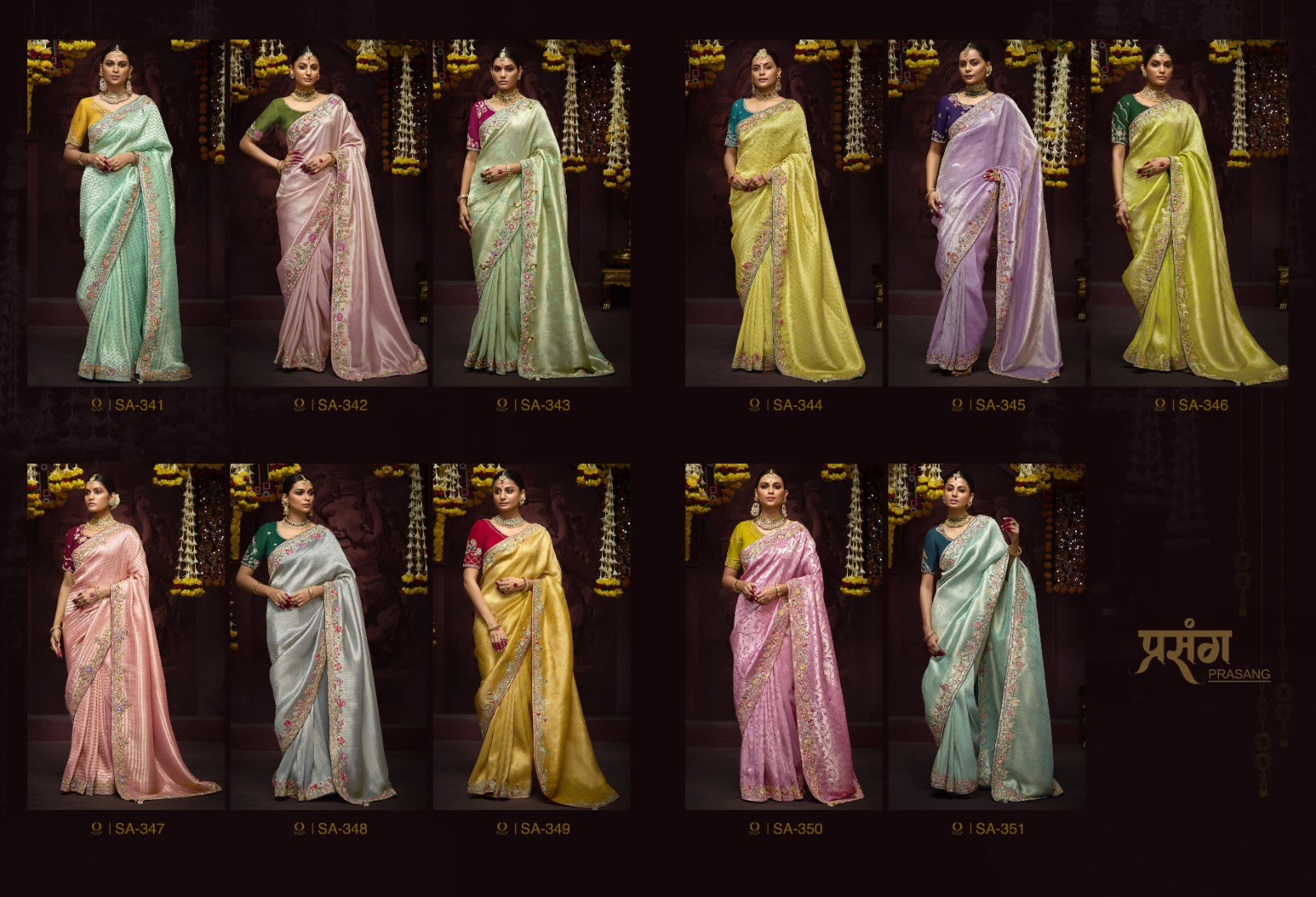 Kimora Prasang Banarasi Kanjivaram Silk Beautiful Wedding Saree Collection — Wholesale Sarees, Kimora wholesale from Surat — view 12