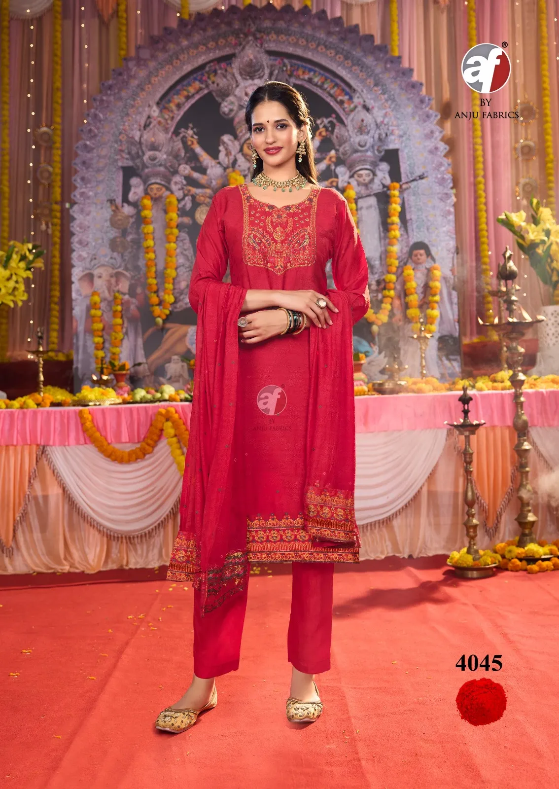 Af Palki Vol 4 Fancy Kurti Pant With Dupatta Catalog