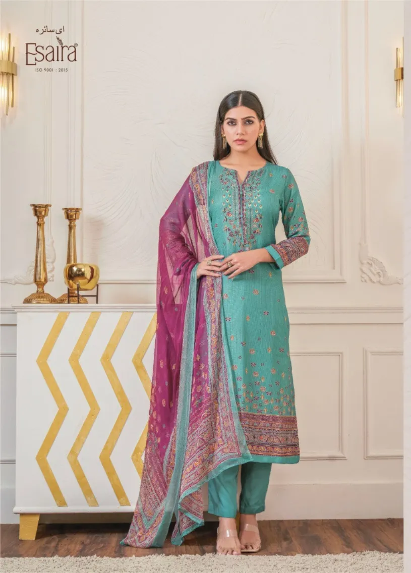 Aurik Pashmina Wholesale Unstitched Salwar Suit Collection