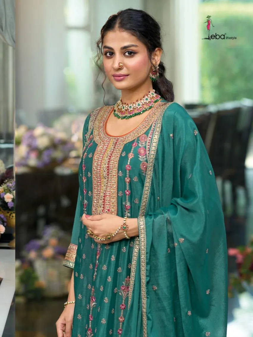 Eba Ruby 2 Chinon Embroidered Ready Made Catalog