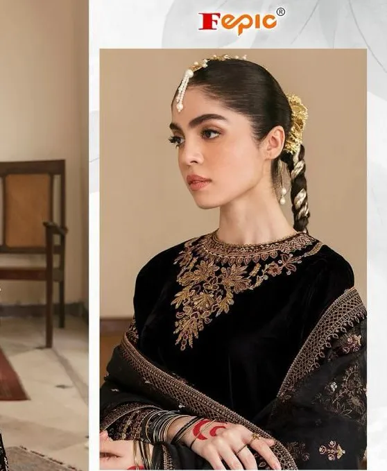 Fepic V 17022 Velvet Wholesale Pakistani Winter Collection