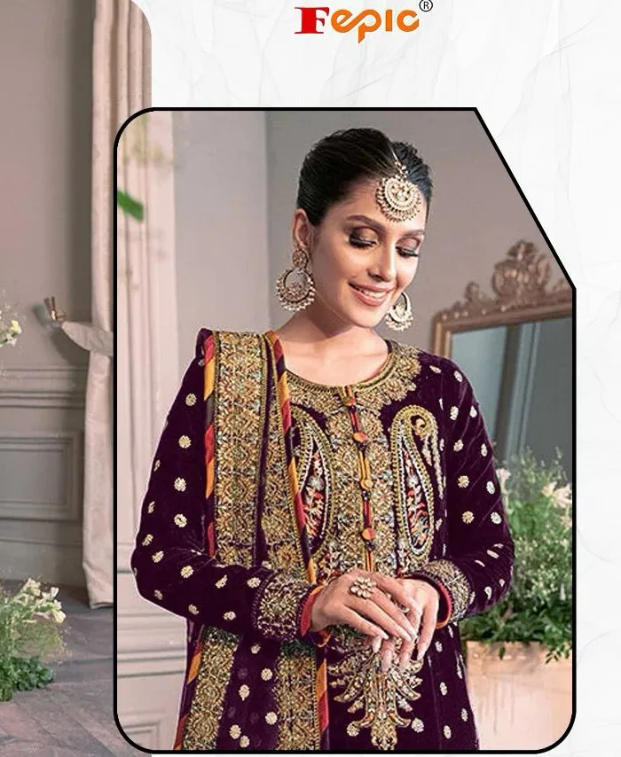 Fepic V 17033 Velvet Wholesale Winter Collection