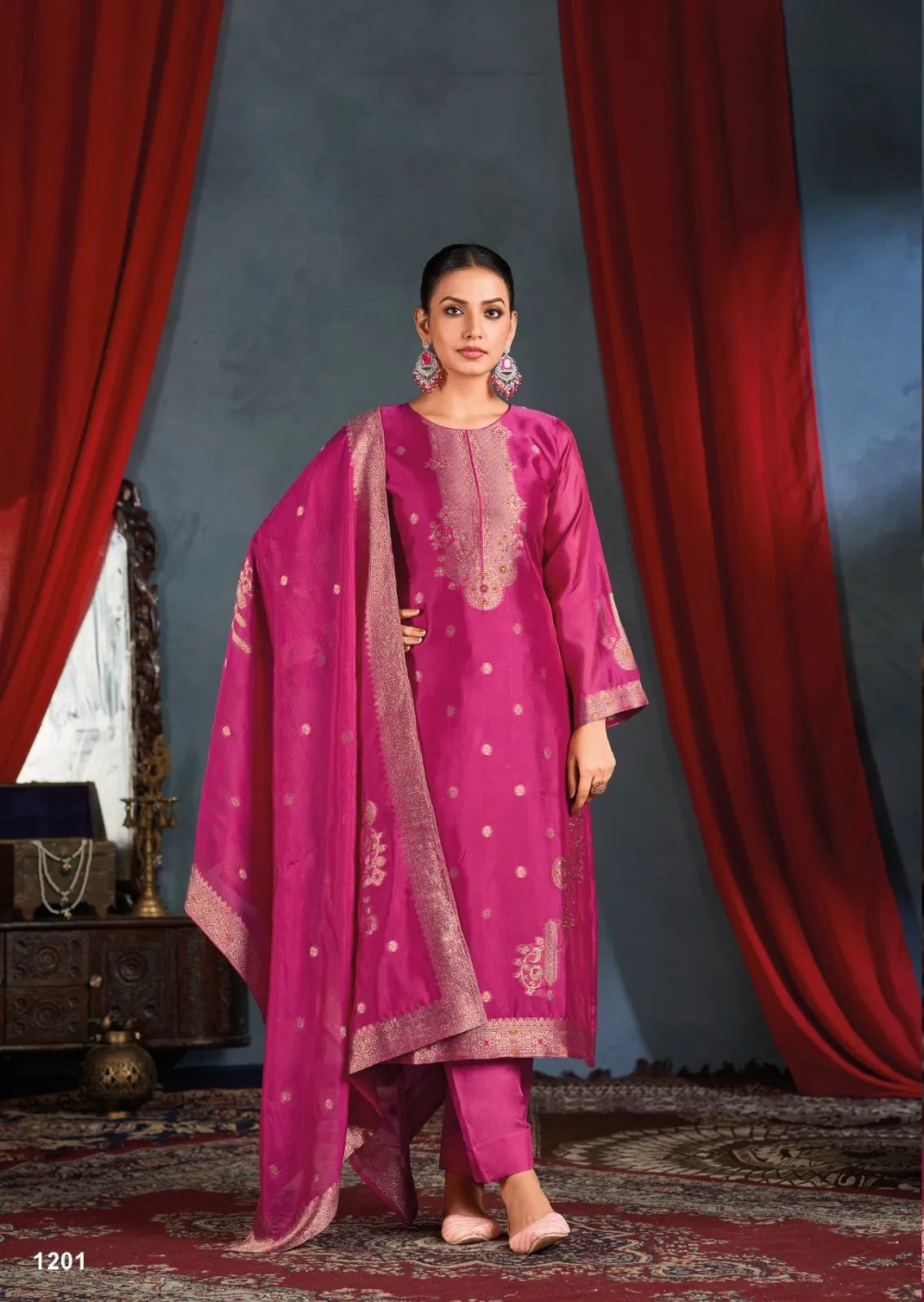 Ibiza Grace Silk Designer Salwar Kameez Catalog