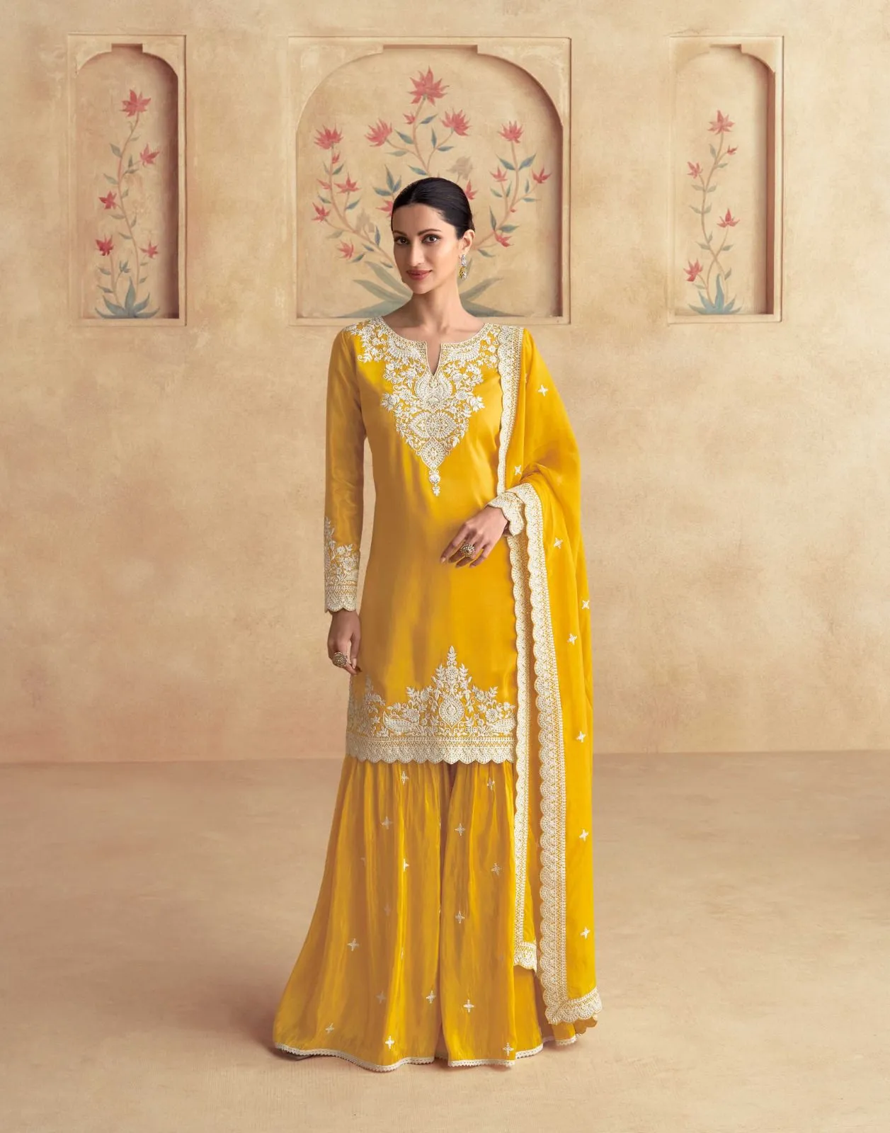 Aashirwad Simar Silk Designer Free Size Wholesale Salwar Kameez