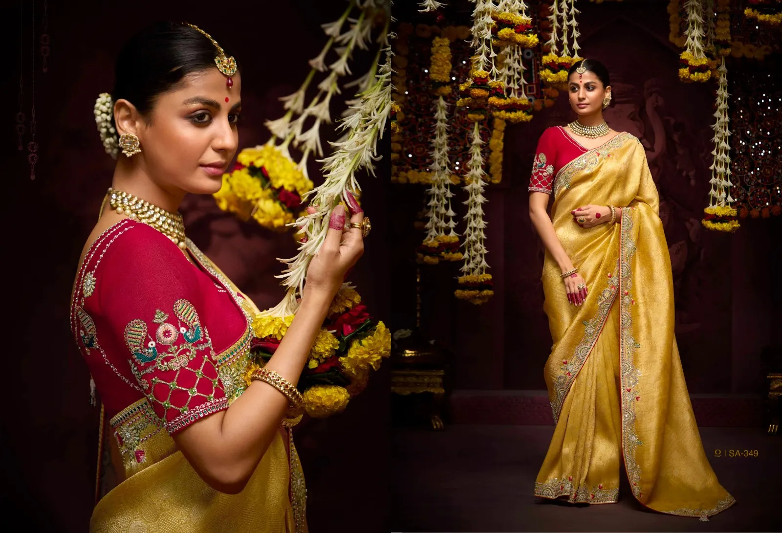 Kimora Prasang Banarasi Kanjivaram Silk Beautiful Wedding Saree Collection — Wholesale Sarees, Kimora wholesale from Surat — view 10