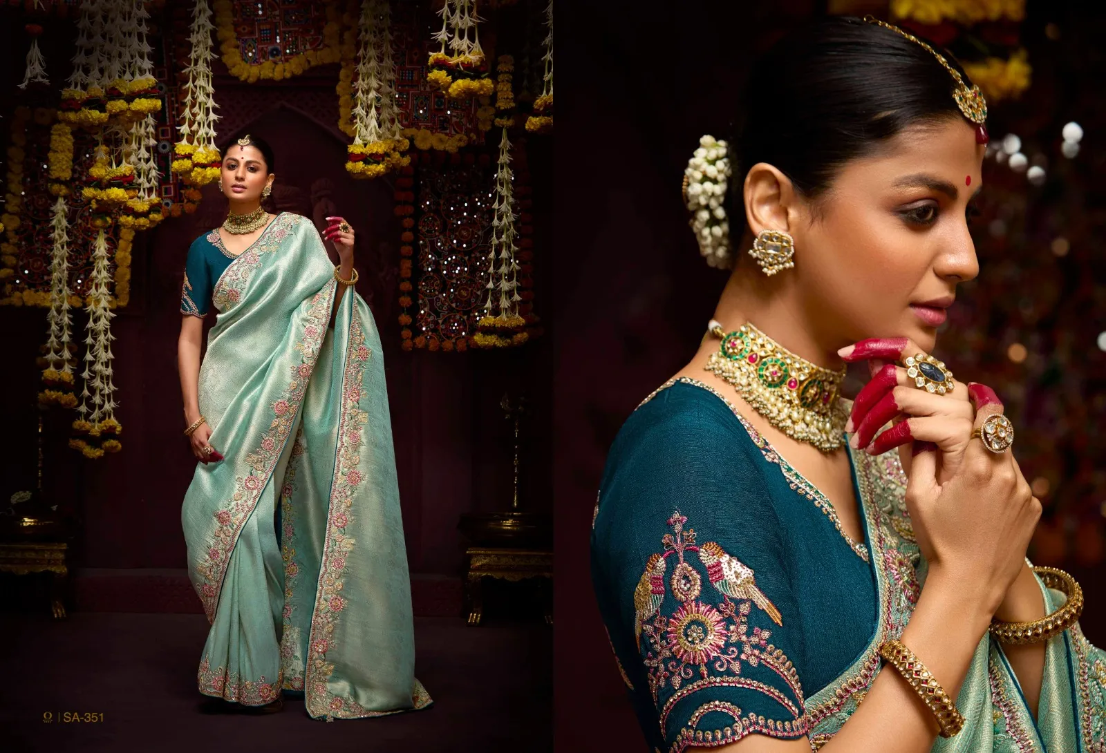 Kimora Prasang Banarasi Kanjivaram Silk Beautiful Wedding Saree Collection — Wholesale Sarees, Kimora wholesale from Surat — view 11