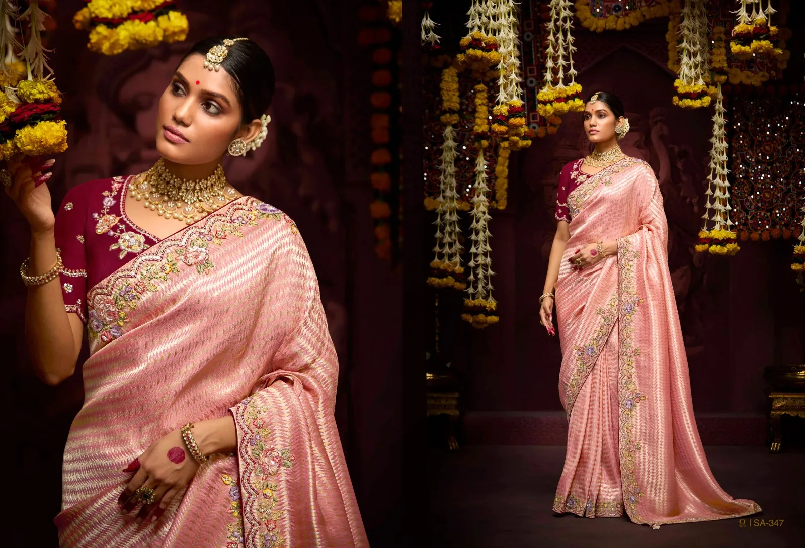 Kimora Prasang Banarasi Kanjivaram Silk Beautiful Wedding Saree Collection — Wholesale Sarees, Kimora wholesale from Surat — view 2