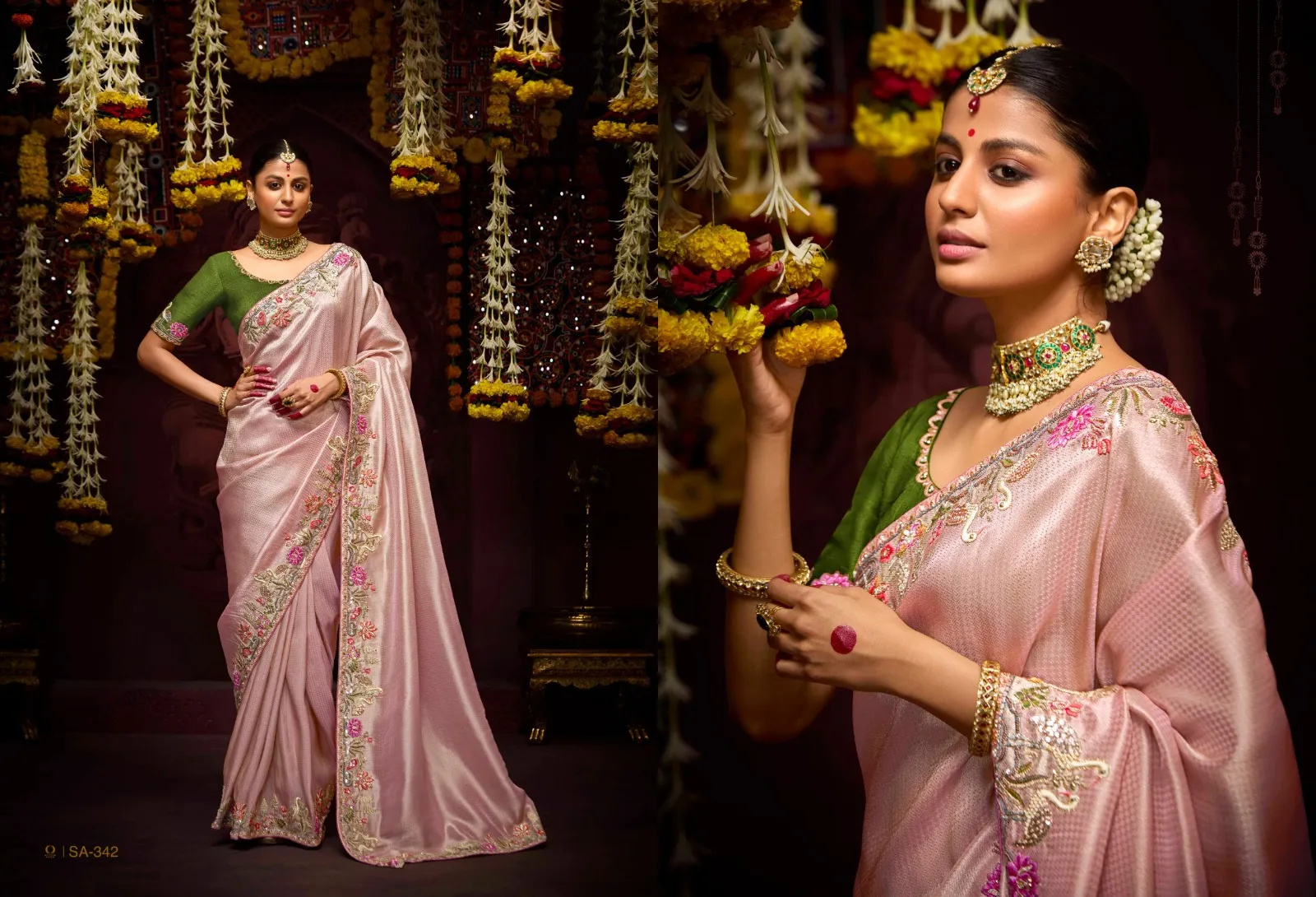 Kimora Prasang Banarasi Kanjivaram Silk Beautiful Wedding Saree Collection — Wholesale Sarees, Kimora wholesale from Surat — view 3