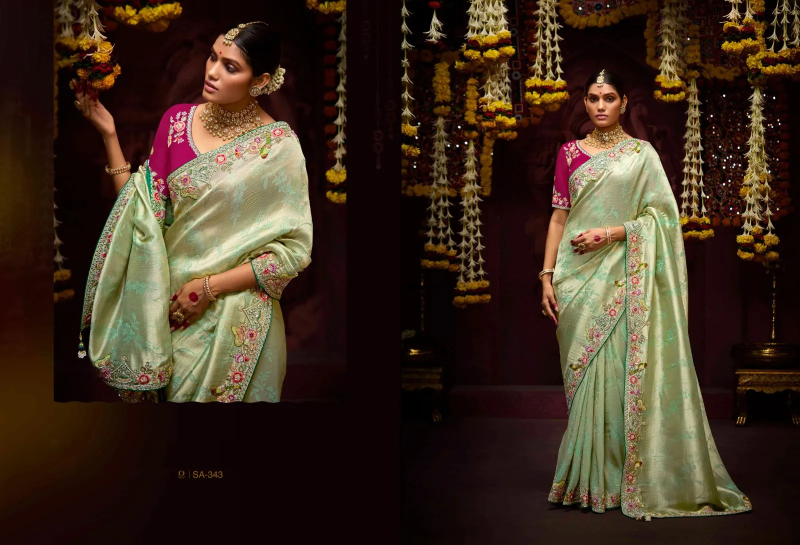 Kimora Prasang Banarasi Kanjivaram Silk Beautiful Wedding Saree Collection — Wholesale Sarees, Kimora wholesale from Surat — view 4