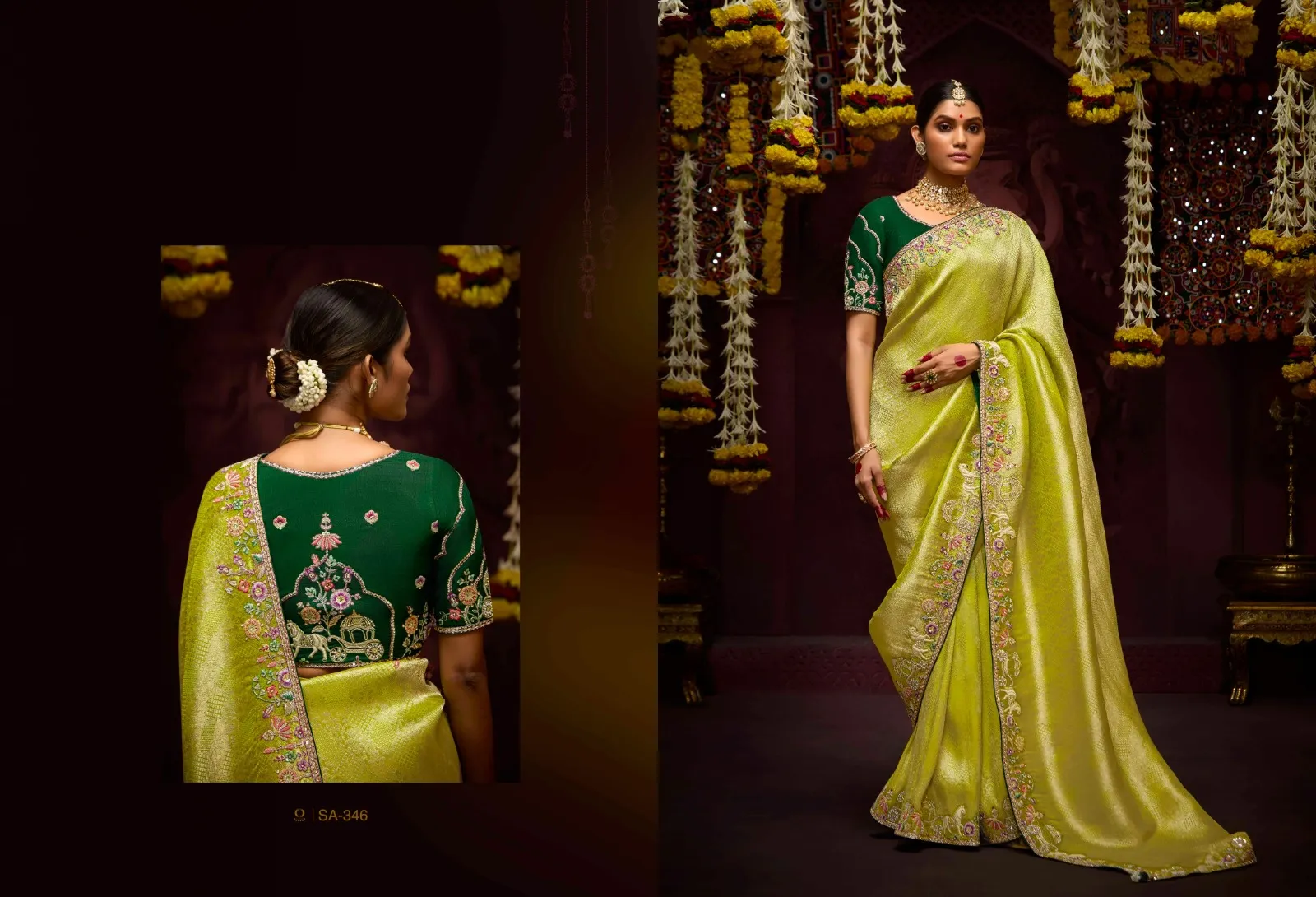 Kimora Prasang Banarasi Kanjivaram Silk Beautiful Wedding Saree Collection — Wholesale Sarees, Kimora wholesale from Surat — view 7