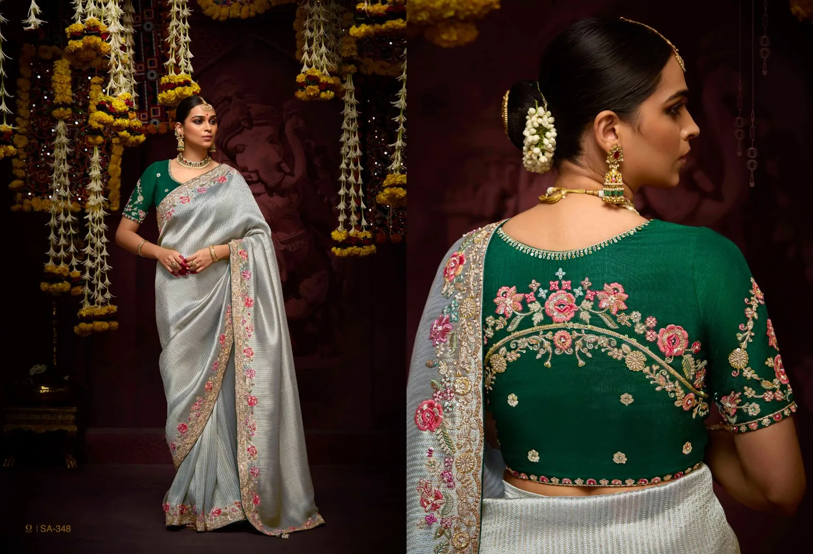 Kimora Prasang Banarasi Kanjivaram Silk Beautiful Wedding Saree Collection — Wholesale Sarees, Kimora wholesale from Surat — view 9