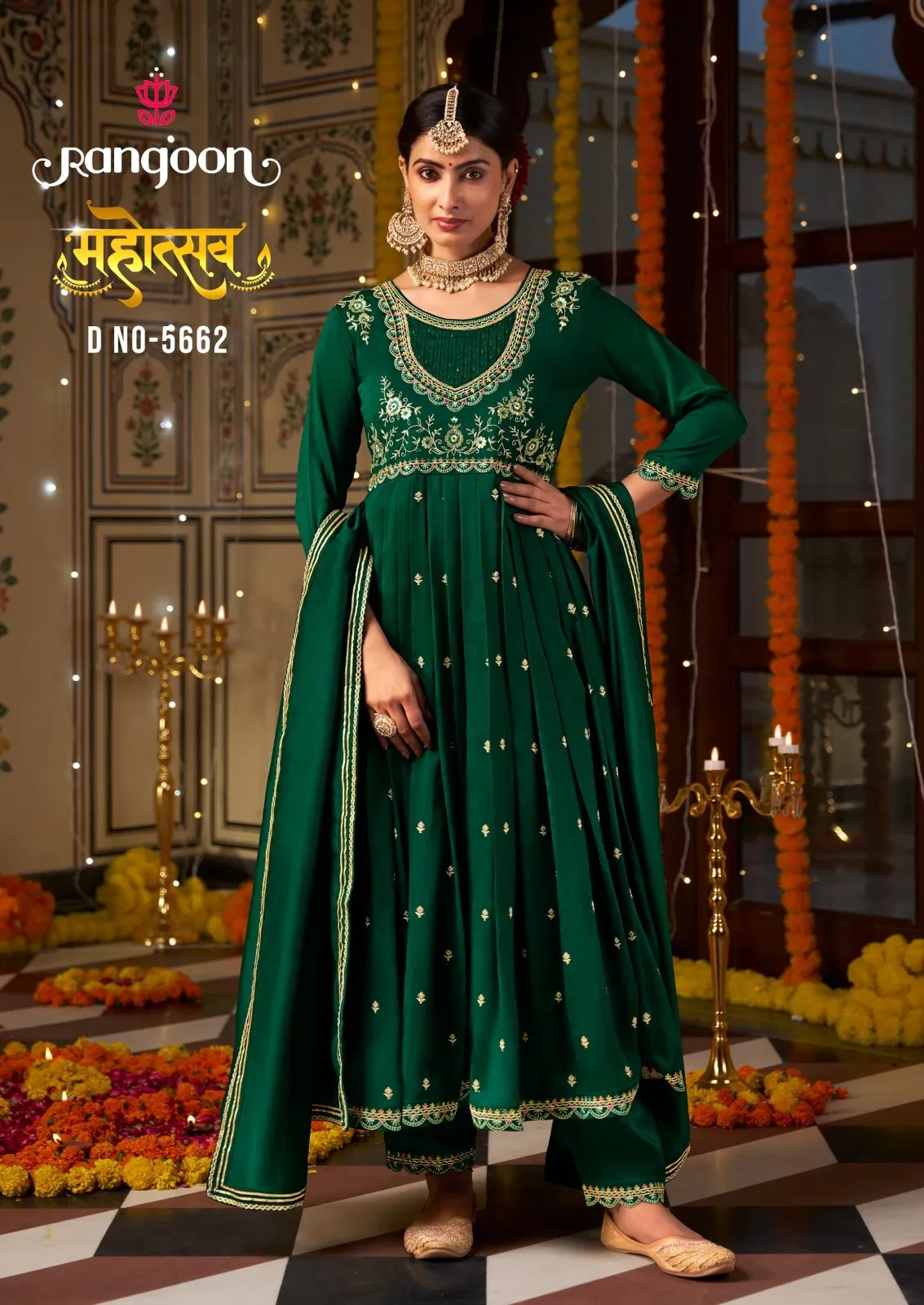 Rangoon Mahotsav Silk Wholasale Kurti Bottom With Dupatta Catalog - Image 3