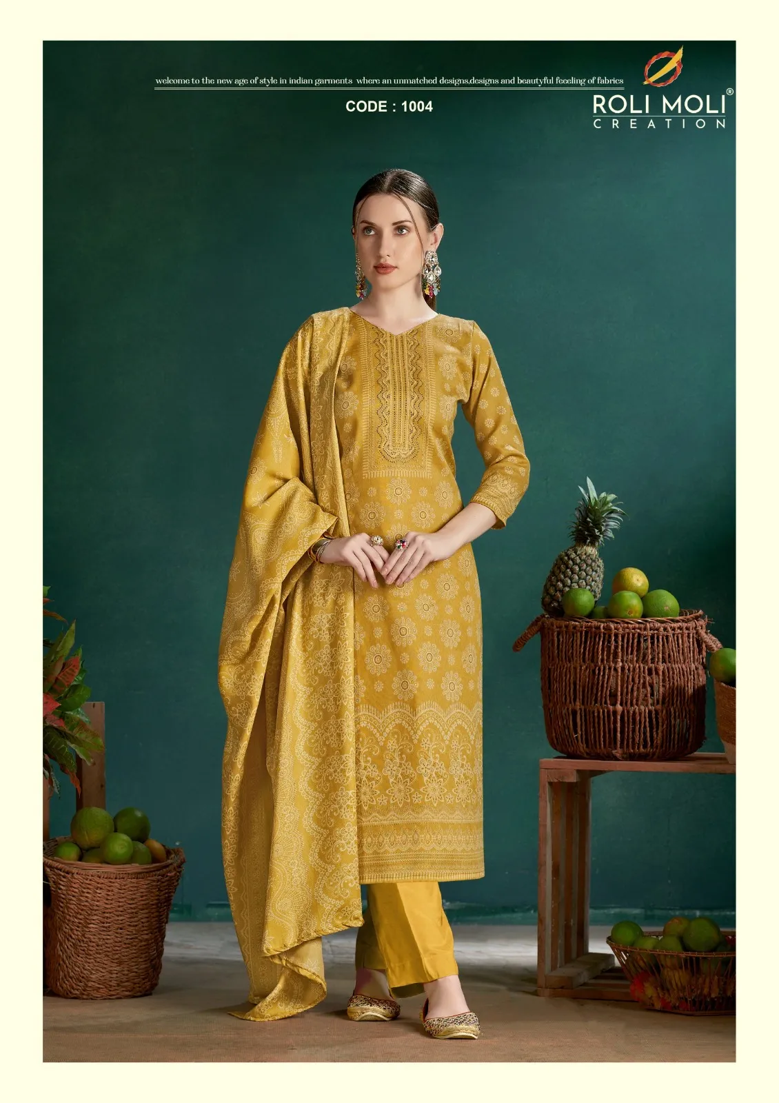 Roli Moli Izara Pashmina Dress Material Catalog