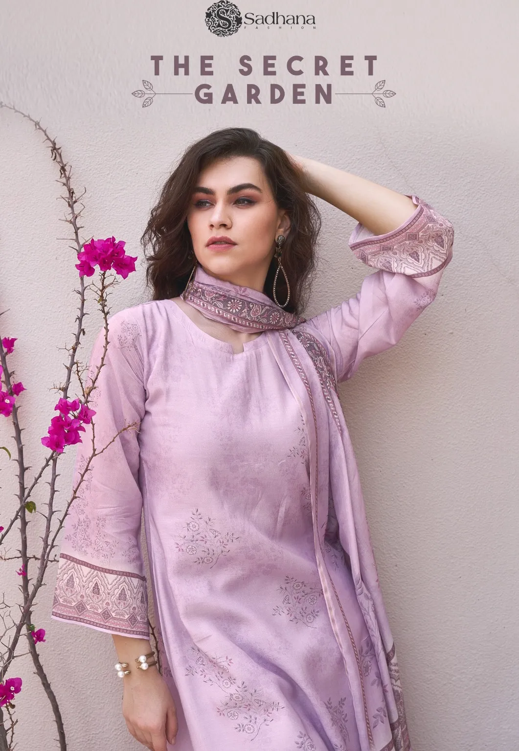 Sadhana Fashion The Secret Garden Pure Muslin Silk Wholesale Fancy Salwar Suit Collection