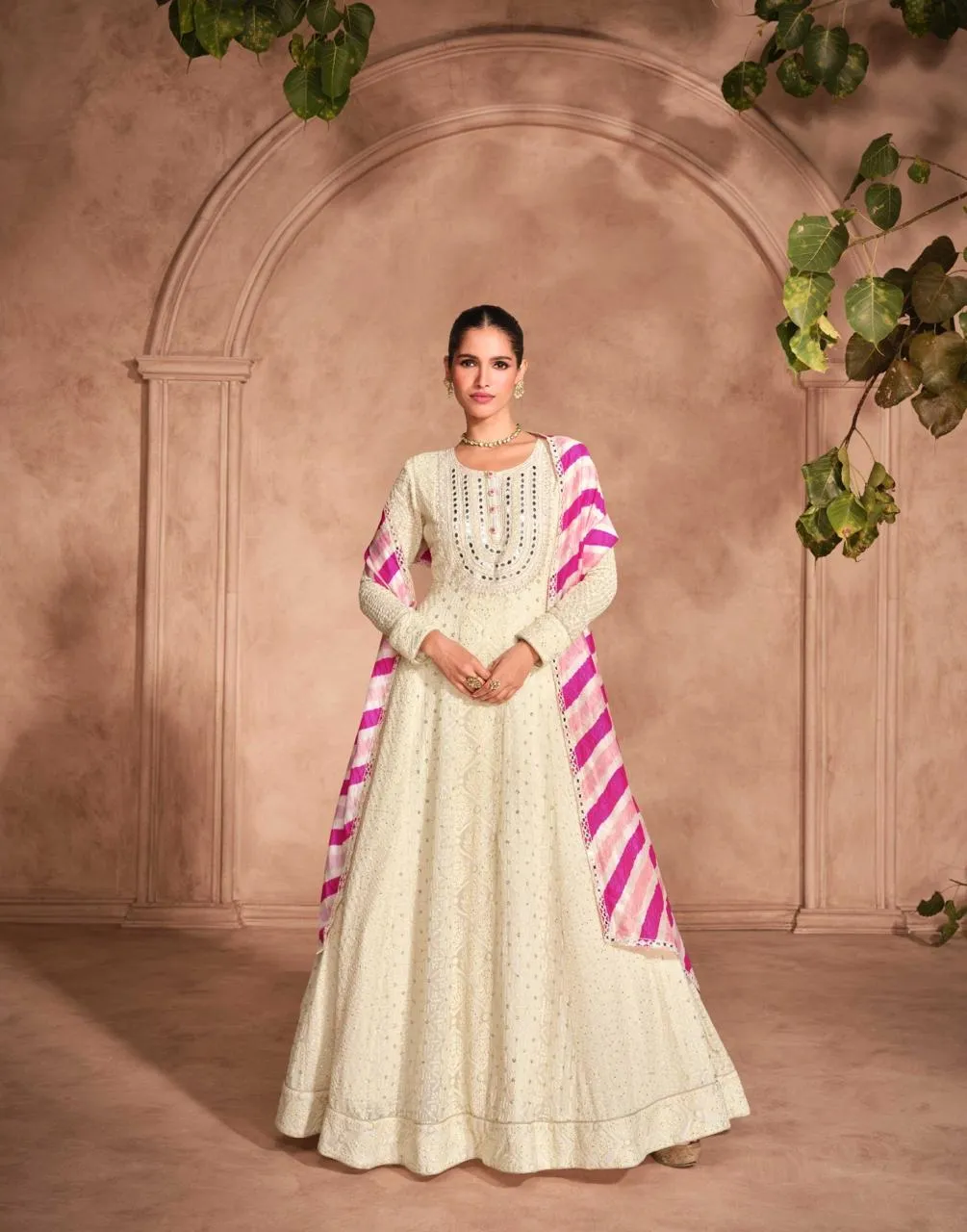 Sayuri Rivaah Georgette Designer Gown With Dupatta Catalog