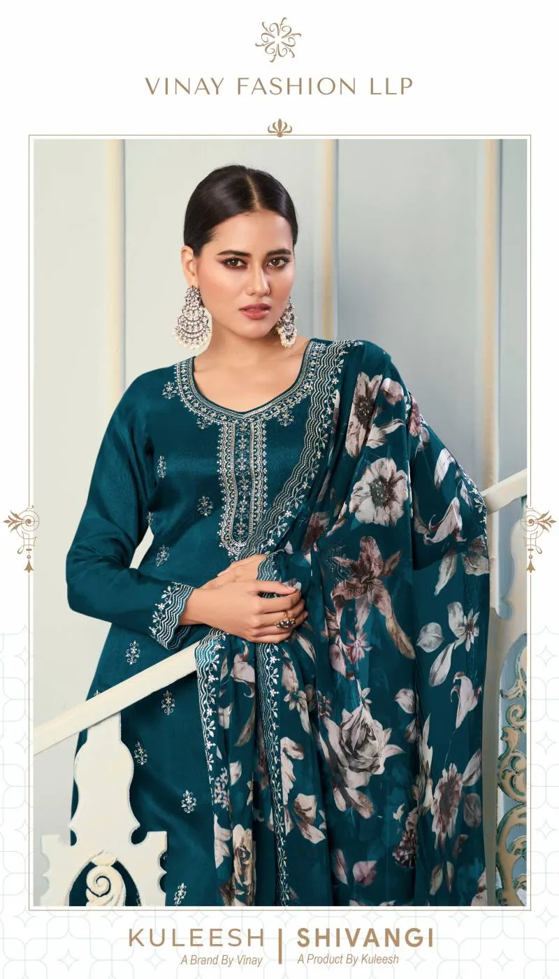 Vinay Kuleesh Shivangi Wholesale Designer Salwar Suit Catalog