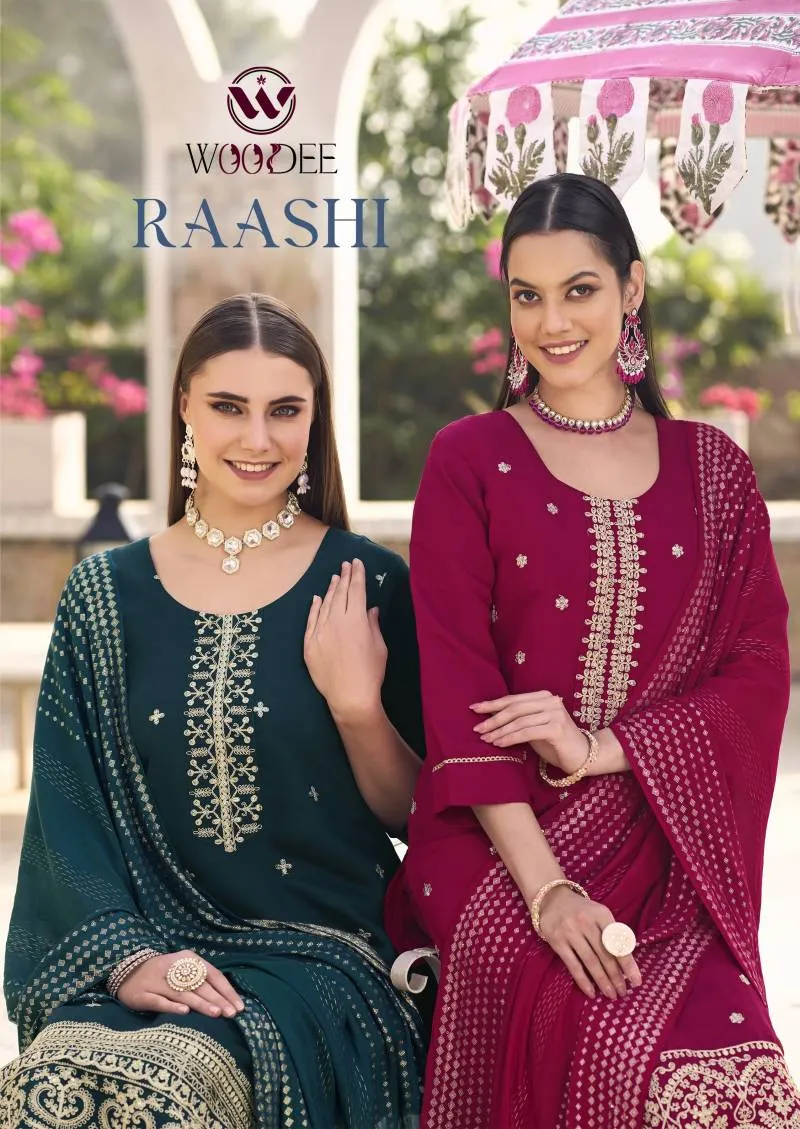 Woodee Raashi Viscose Wholesale Readymade Salwar Suit Collection