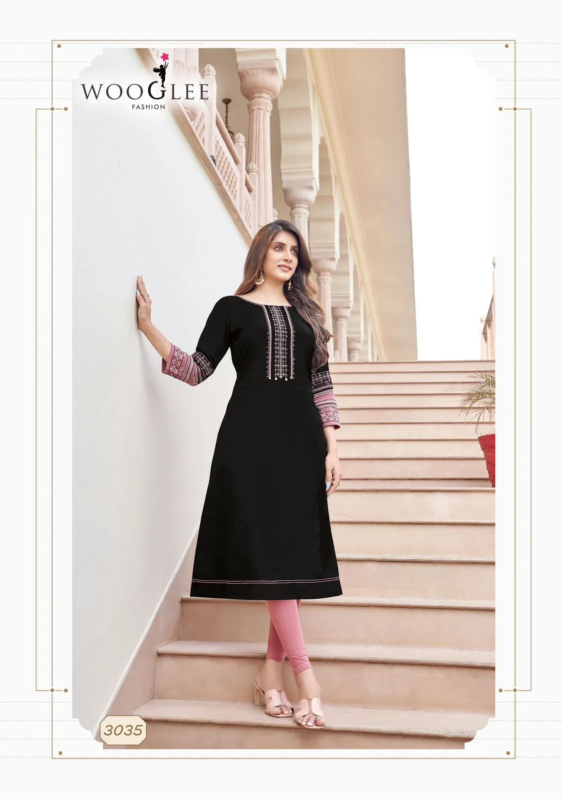 Wooglee Salonee Vol 7 Fancy Rayon Wholesale Kurti Catalog - Image 4