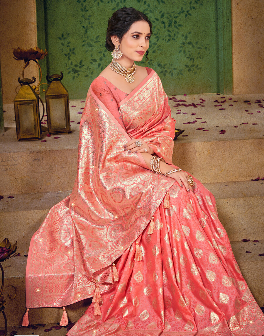 Saroj Aishwarya Silk Swarovski Vol 1 Silk Wholesale Fancy Sarees Collection