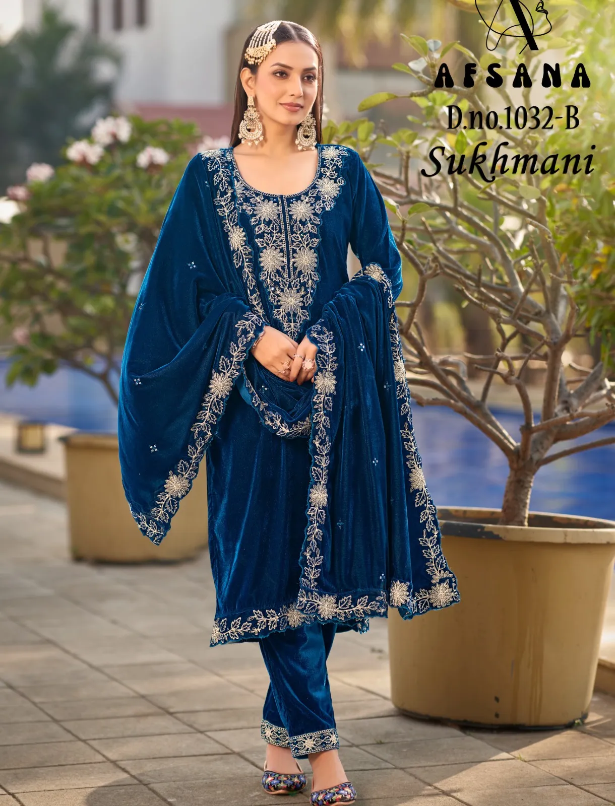 Afsana Sukhamni 11000 Velvet Wholesale Designer Readymade Winter Collection