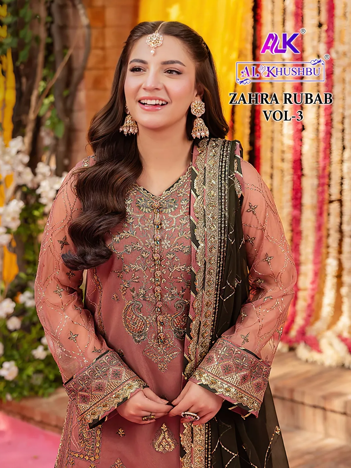 AlKhushbu Zahra Rubab Vol 3 Georgette Wholesale Pakistani Salwar Suit Collection
