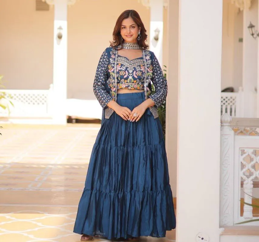 Anamika Vol 137 Chinon Wholesale Designer Lehenga Choli Collection