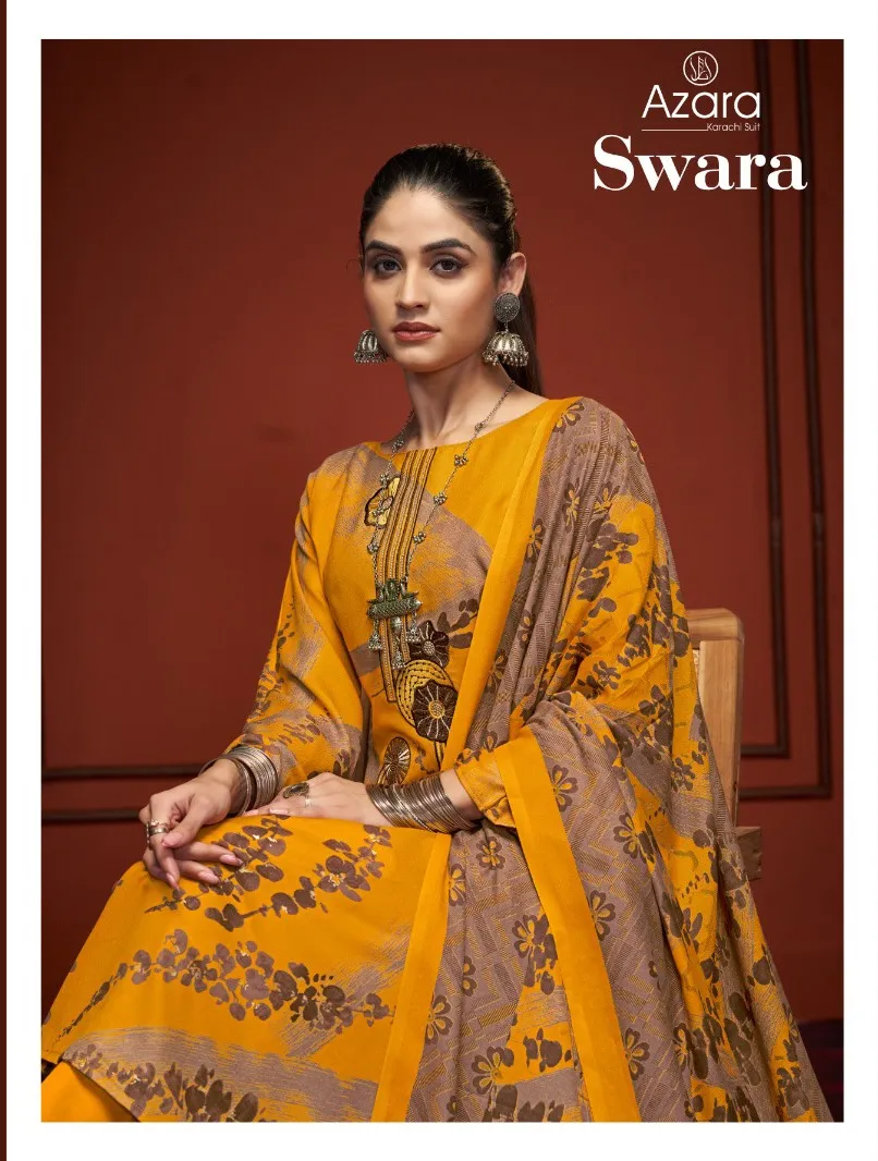 Azara Swara Fine Cotton Viscose Wholesale Fancy Salwar Suit Collection