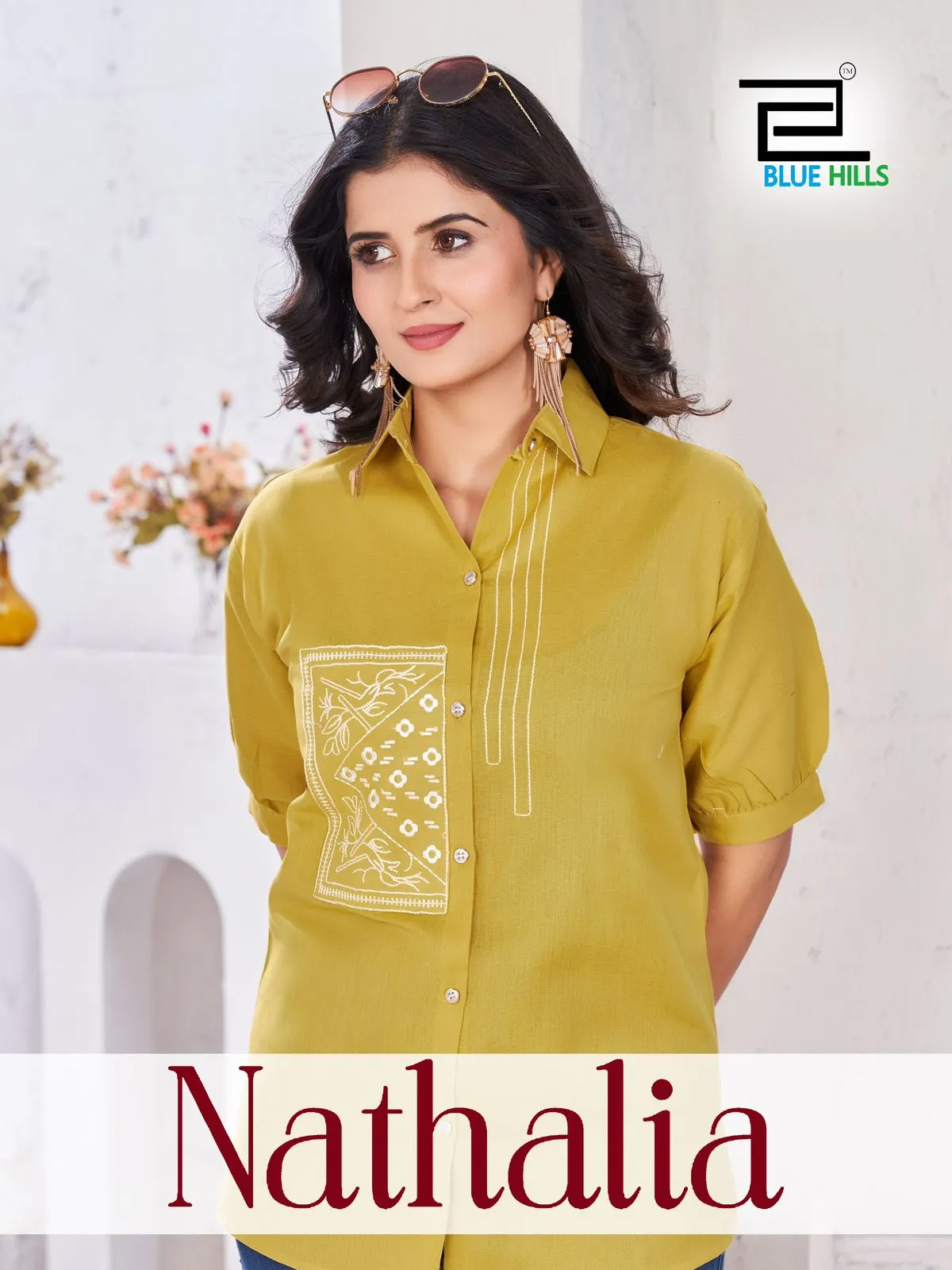 Blue Hills Nathalia Cotton Flex Wholesale Shirt Collection