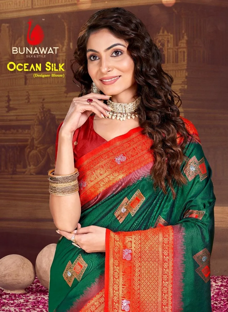 Bunawat Ocean Silk Wholesale Fancy Sarees Collection