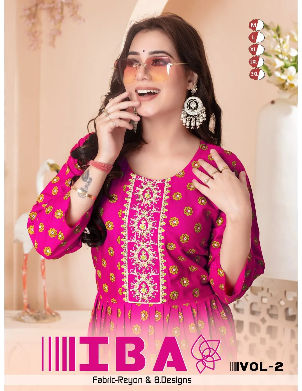 Fashion Talk Iba Vol.2 Rayon Wholesale Kurtis Collection