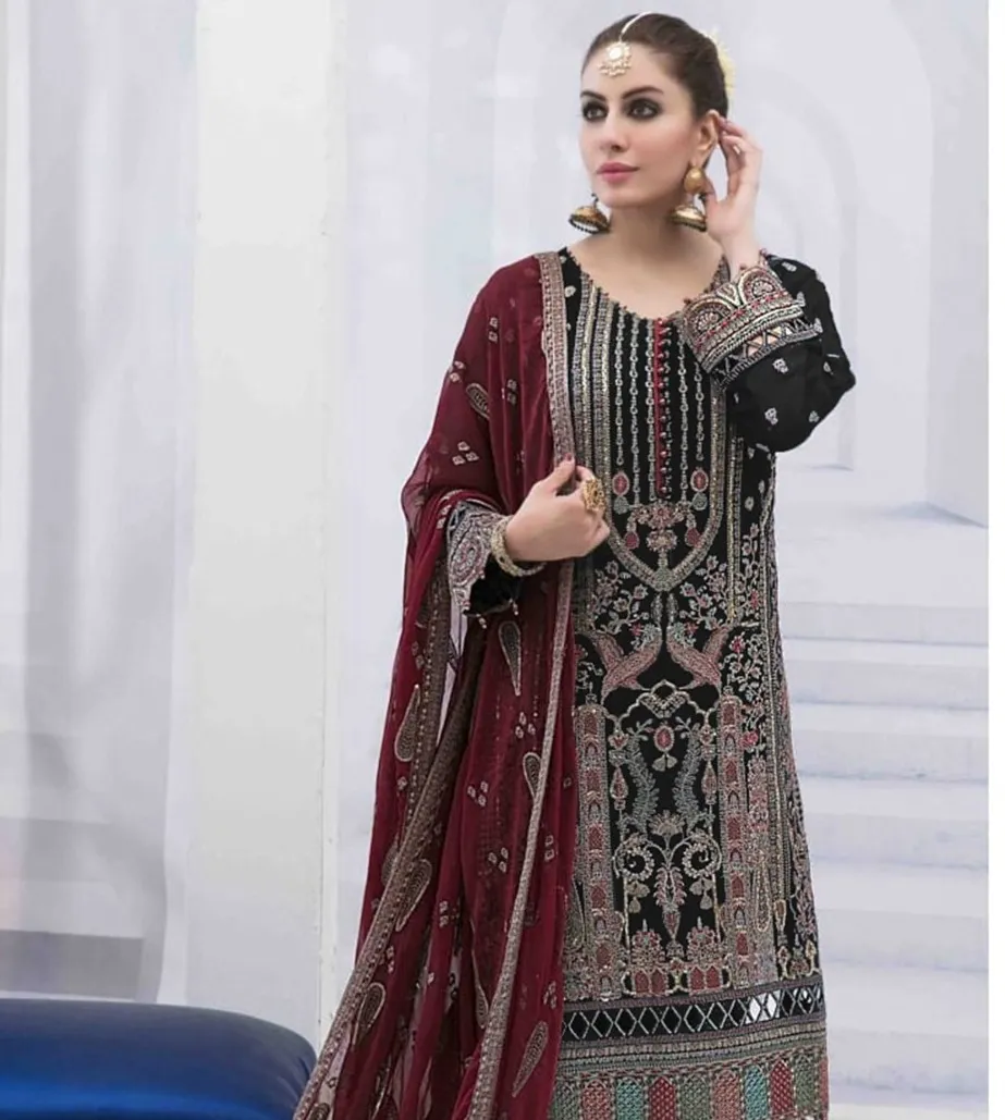 Fepic 1287 Georgette Wholesale Pakistani Salwar Suit Collection