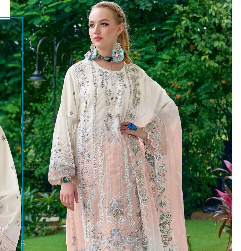 Fepic 1868 Organza Wholesale Pakistani Salwar Suit Collection
