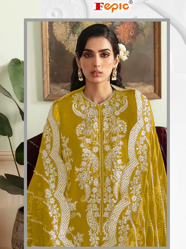 Fepic 1882 Georgette Wholesale Pakistani Salwar Suit Collection