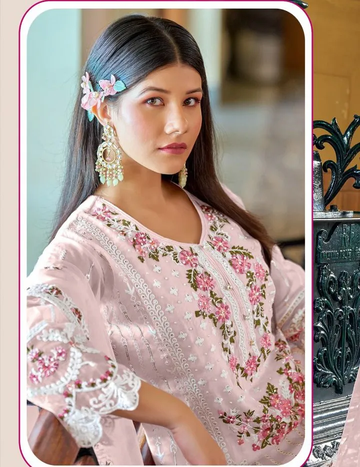 Fepic C 1830 Organza Wholesale Pakistani Salwar Suit Collection