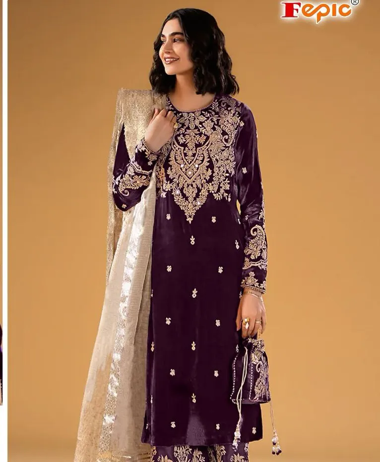 Fepic D 5432 Georgette Wholesale Pakistani Salwar Suit Collection