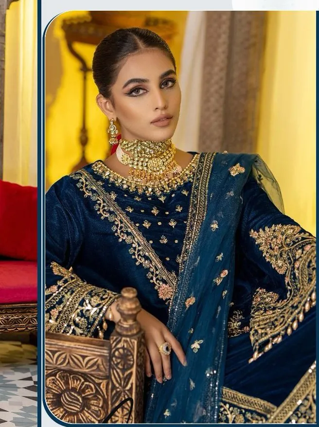 Fepic V 17014 Velvet Wholesale Pakistani Winter Collection