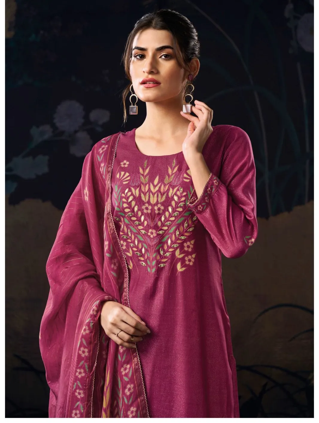 Ganga Alpa 3102 Premium Pure Bemberg Silk Jari Wholesale Fancy Salwar Suit Collection