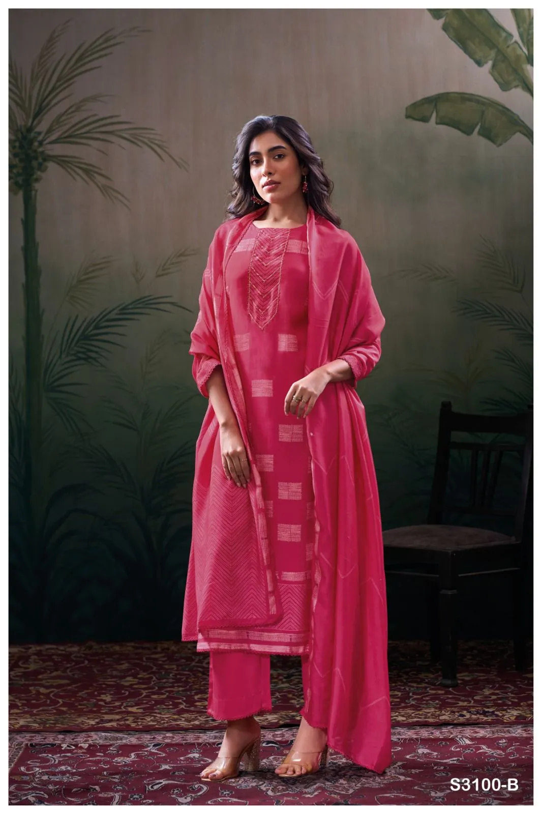 Ganga Hanisha 3100 Premium Pure Bemberg Silk Wholesale Fancy Salwar Suit Collection - Image 2