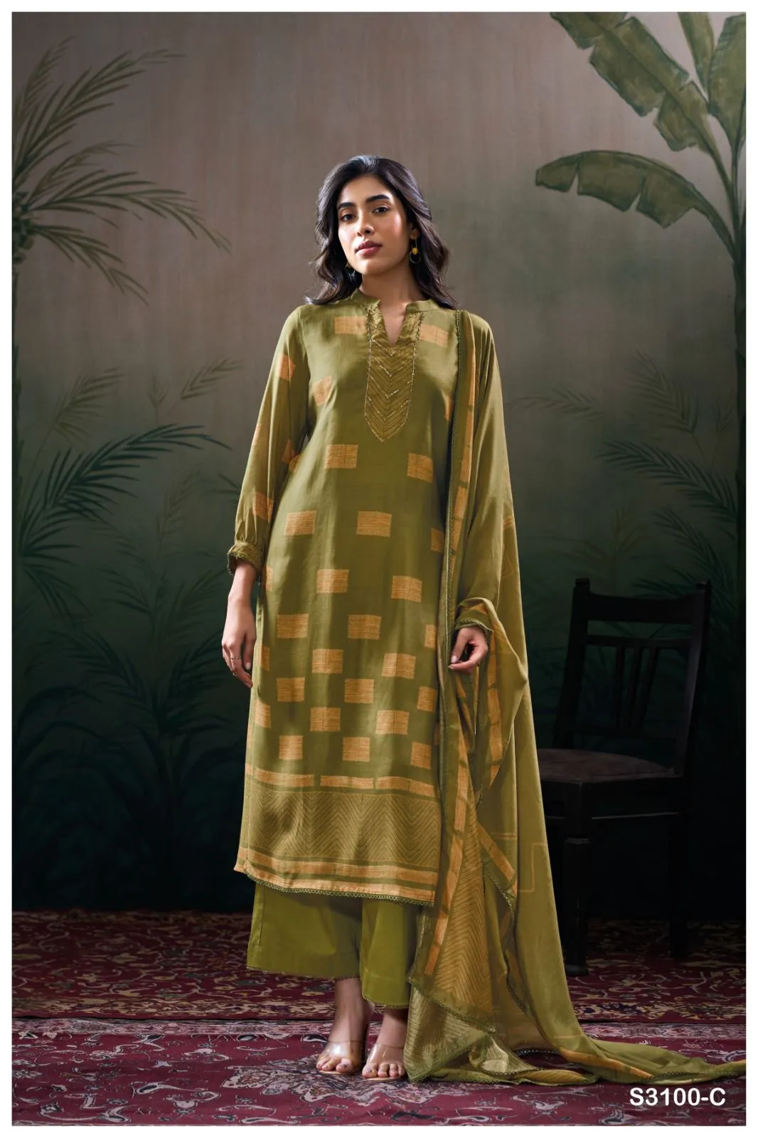 Ganga Hanisha 3100 Premium Pure Bemberg Silk Wholesale Fancy Salwar Suit Collection - Image 3