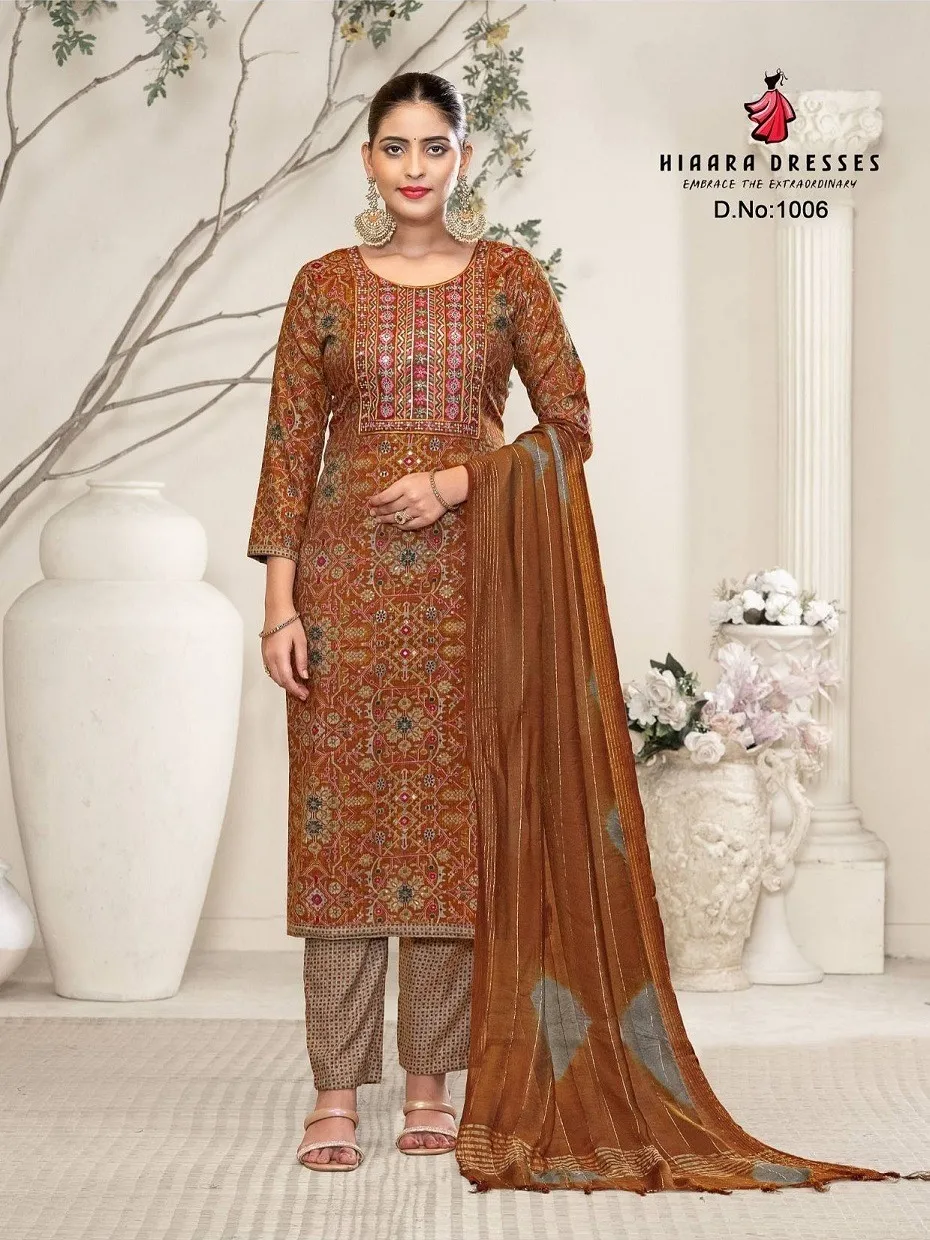 Hiaara Payal Vol 1 Heavy Capsule Reyon Foil Print Wholesale Readymade Salwar Suit Collection - Image 2