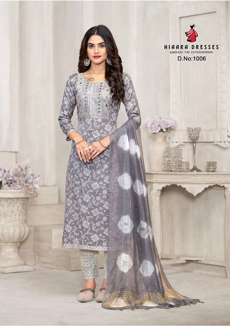 Hiaara Subhi Vol 1 Heavy Capsule Rayon Foil Print Wholesale Readymade Salwar Suit Collection - Image 9