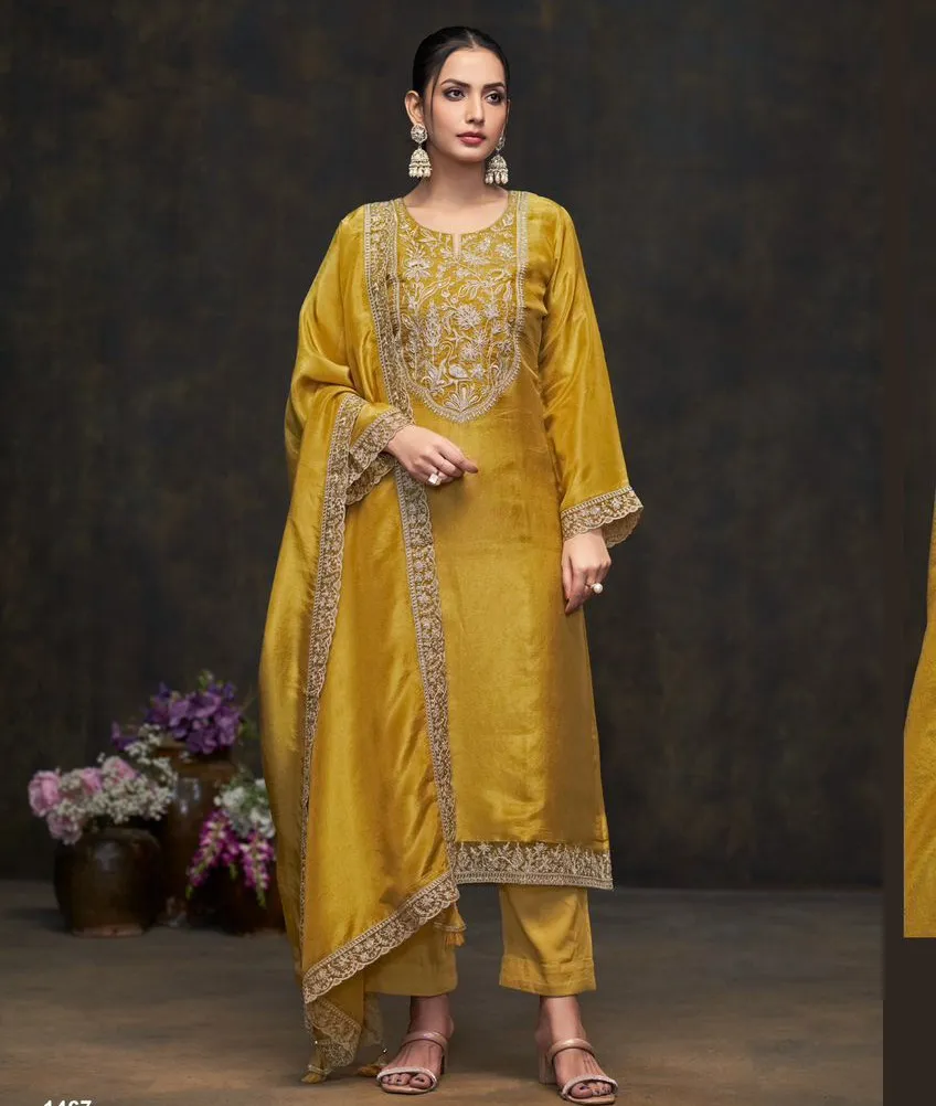 Ibiza Raazia Pure Simar Muslin Wholesale Fancy Salwar Suit Collection