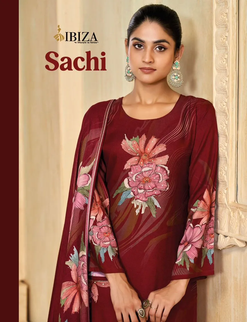 Ibiza Sachi Pure Viscose Pashmina Digital Print Wholesale Fancy Salwar Suit Collection