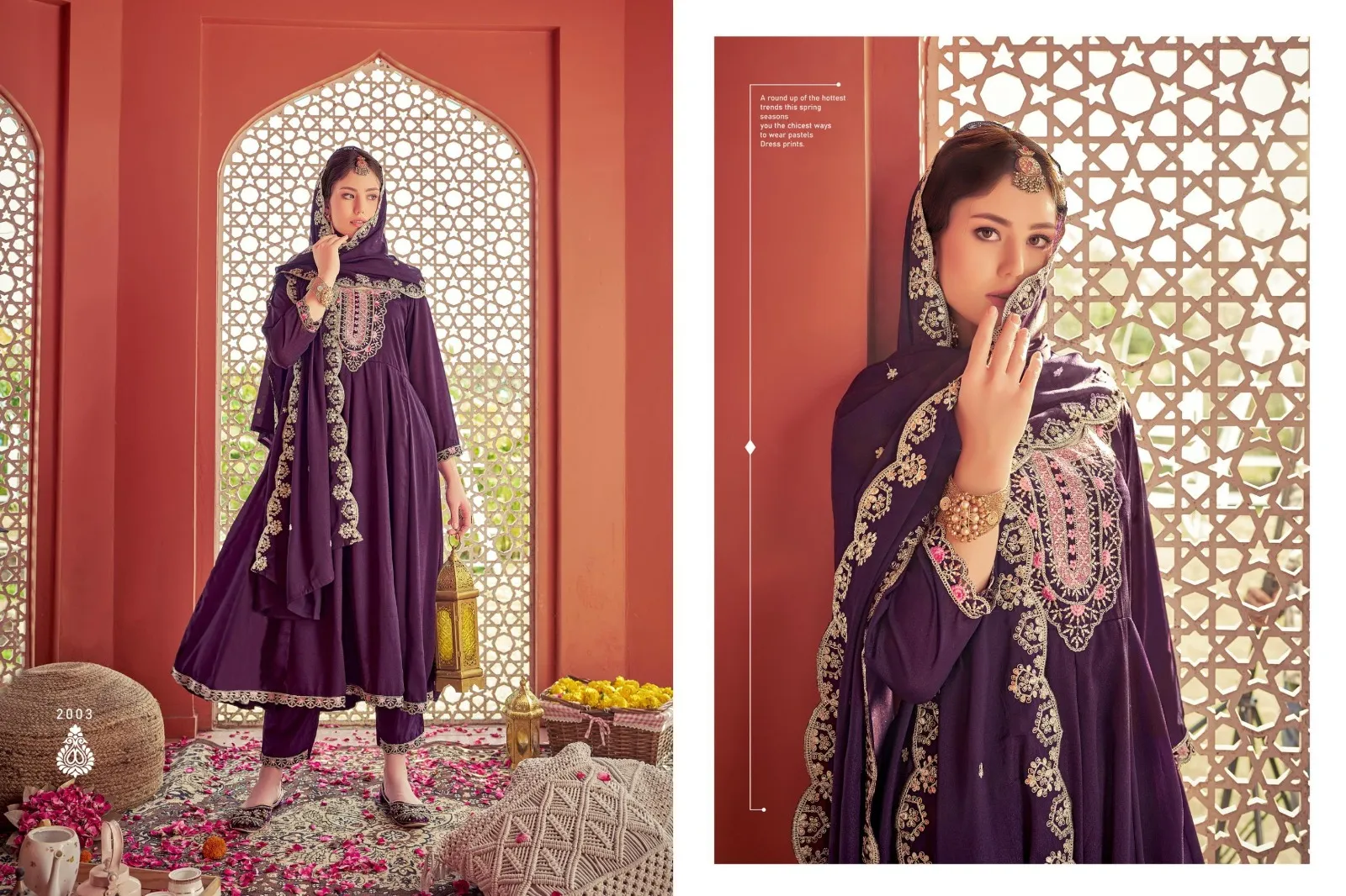 Isavasyam Corporation Mugal Vol-01 Georgette Wholesale Readymade Salwar Suit Collection - Image 2