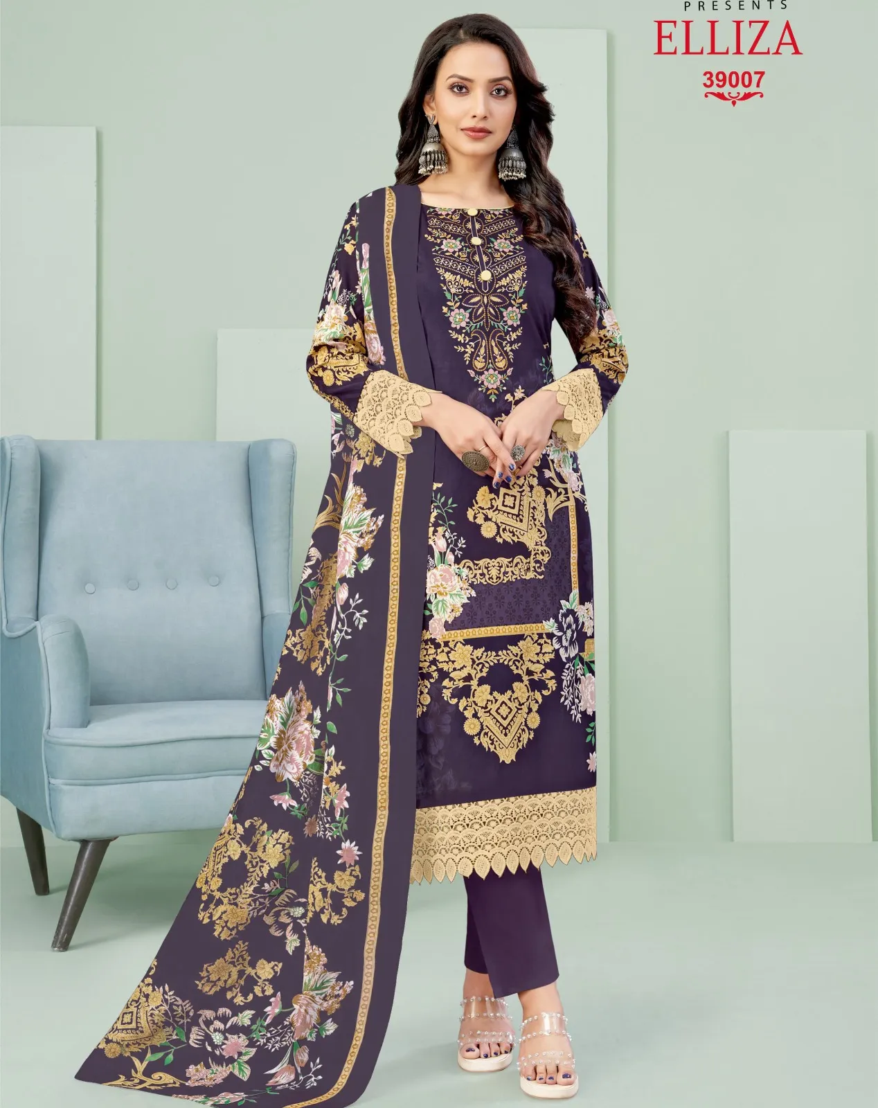 Jash Elliza Vol 39 Cotton Wholesale Pakistani Salwar Suit Collection