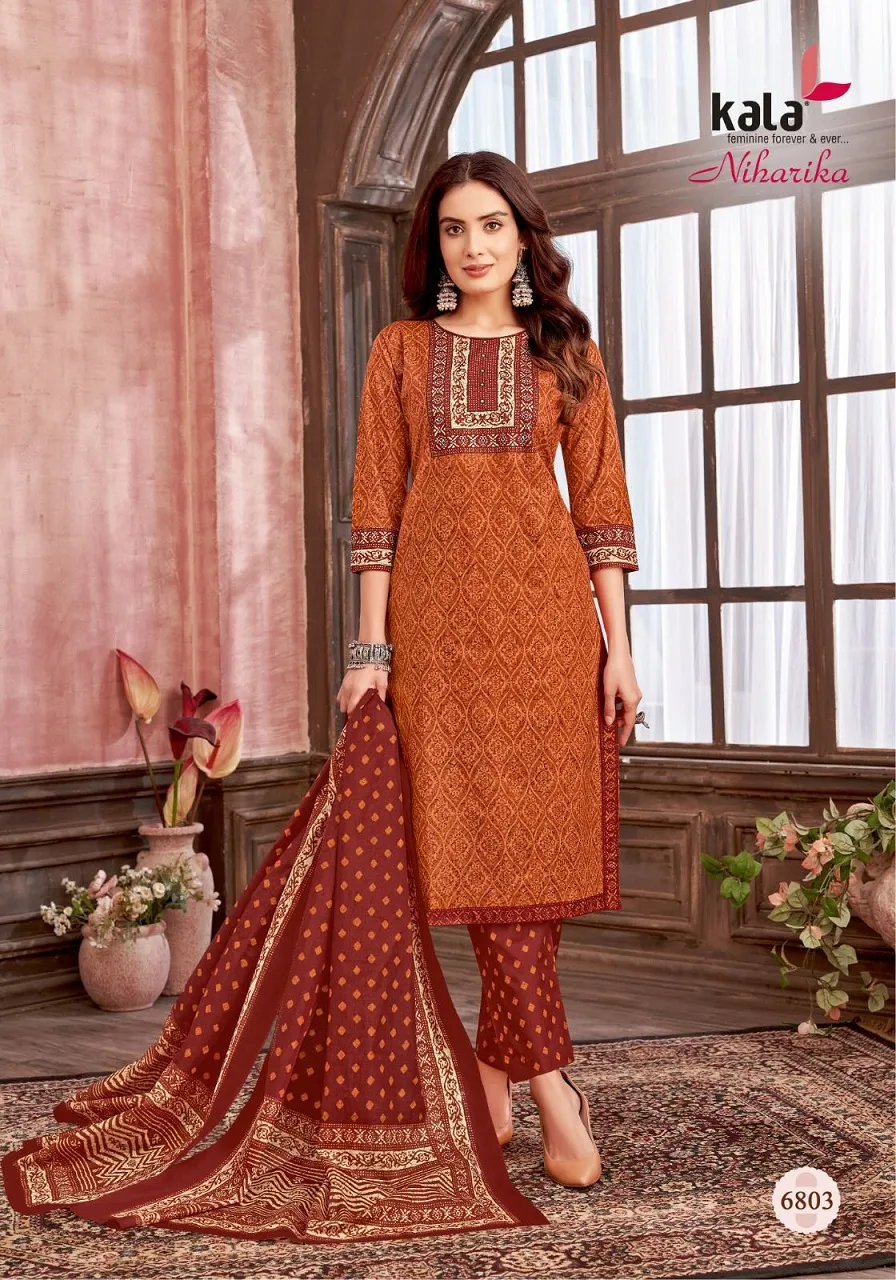 Kala Niharika Vol 3 Cotton Wholesale Readymade Salwar Suit Collection - Image 2