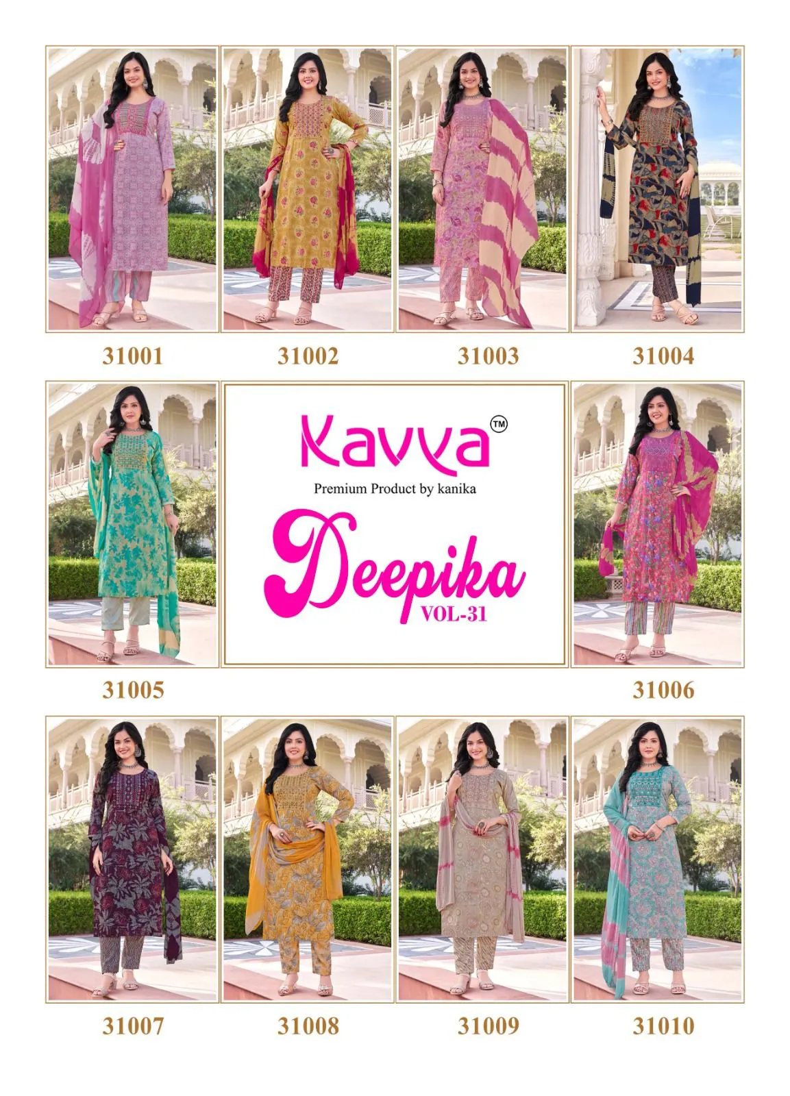 Kavya Deepika Vol 31 Straight Kurti Wholesale Readymade Salwar Suit Collection - Image 4
